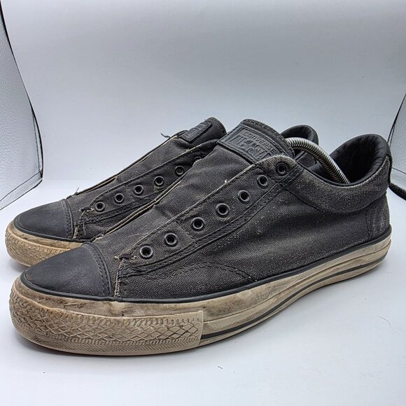 Converse x  John Varvatos Low Mens Size 11 Burnished Black Slip On Shoes 147346C - Picture 4 of 13